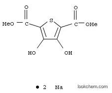 Molecular Structure of 108199-25-3 (2,5-Thiophenedicarboxylic acid, 3,4-dihydroxy-, 2,5-dimethyl ester, sodium salt)